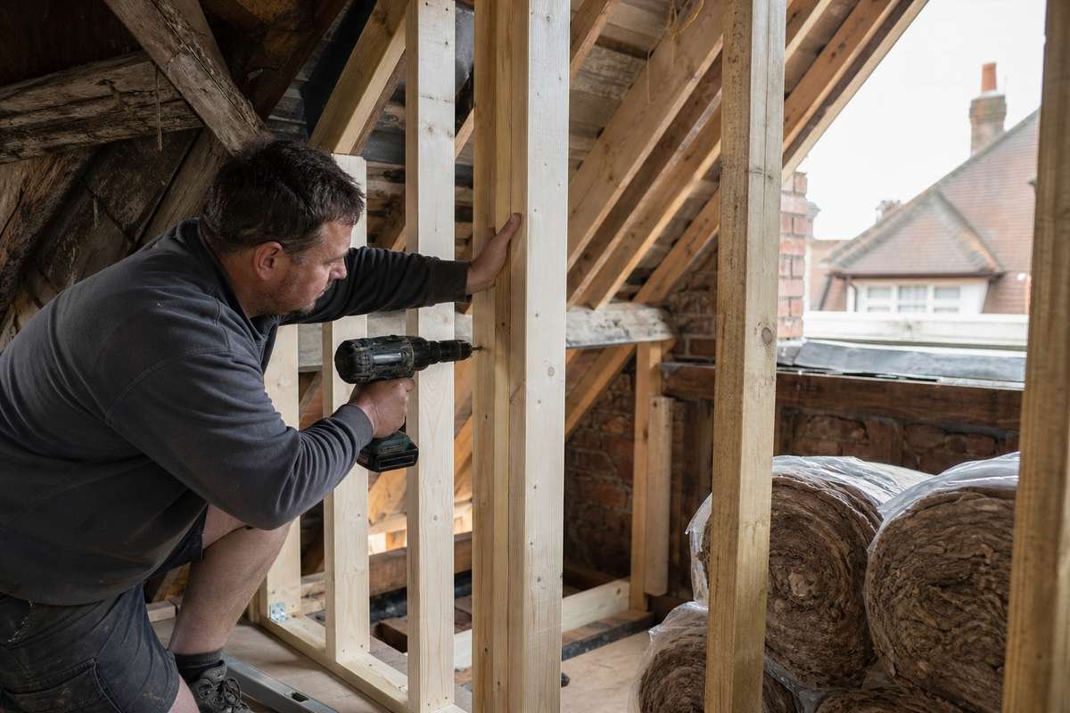 Loft conversion dormer framing in Southend-on-Sea