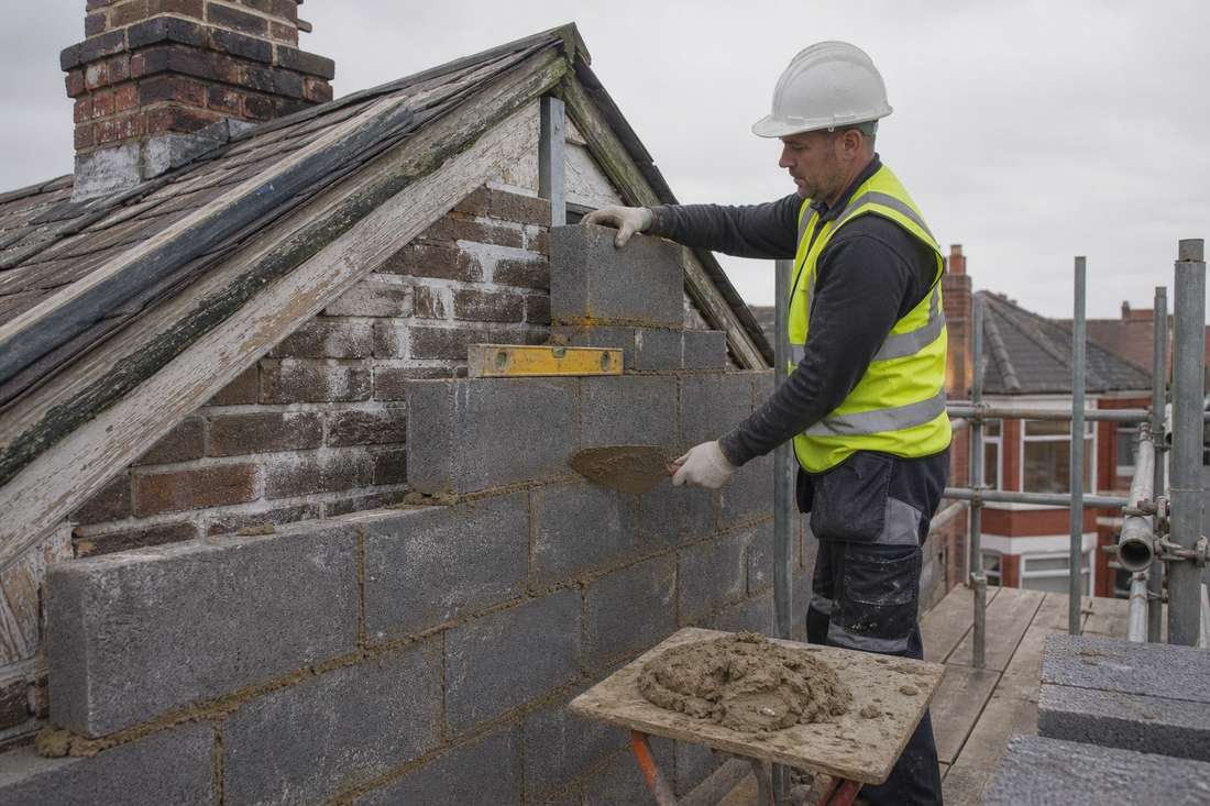 Loft conversion gable end construction in Southend-on-Sea